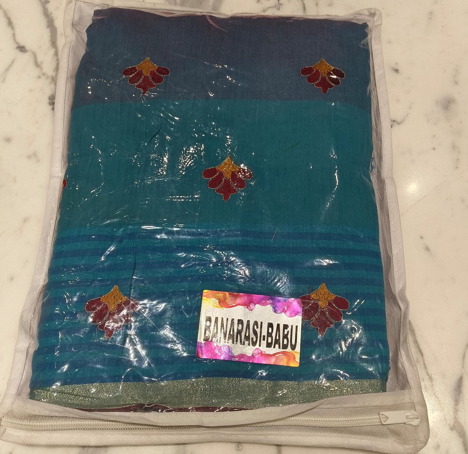 2 Saree +1 Peticoat + 1Blouse + Bhagyalaxmii coupon - Image 2