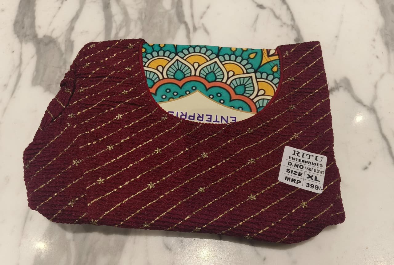 1 Saree +1 flats + 1Blouse + Bhagyalaxmii coupon - Image 4