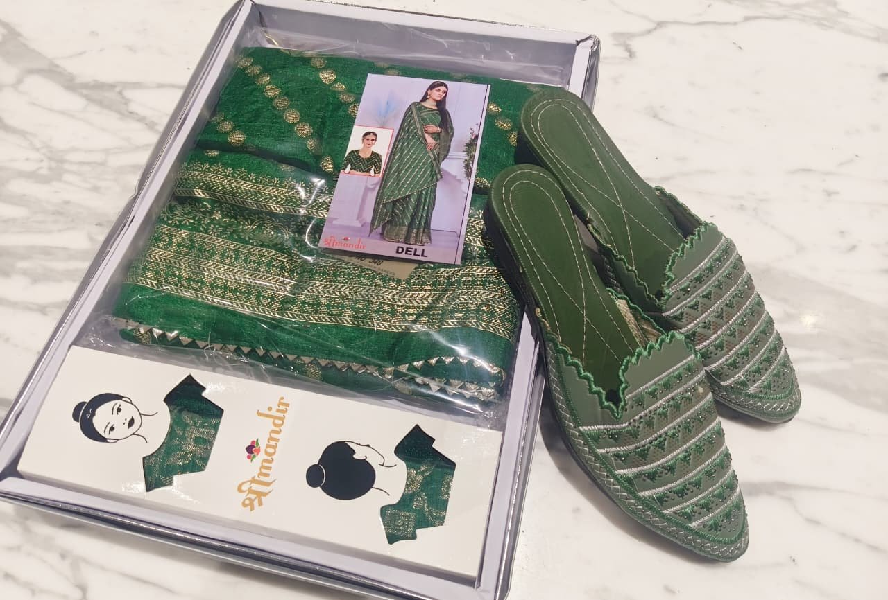 1 Saree +1 flats + Bhagyalaxmii coupon